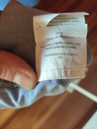 Camisa Carolina Herrera Hombre Azul