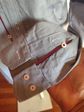Camisa Carolina Herrera Hombre Azul