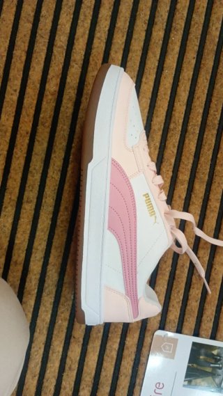 Zapatillas Puma altas blancas y azules
