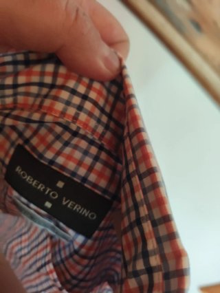 Camisa cuadros Roberto Verino hombre