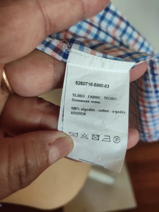 Camisa cuadros Roberto Verino hombre
