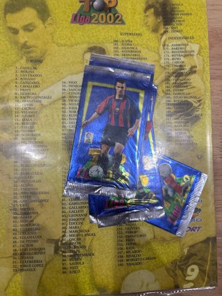 Álbum Colección TOP LIGA 2002 COMPLETO