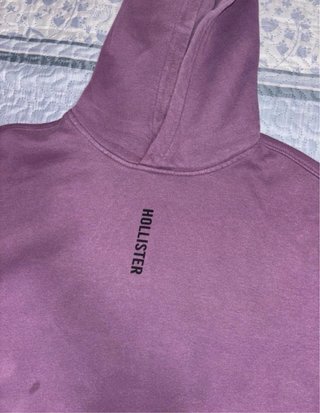 Sudadera Hollister Morada Talla M