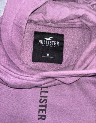 Sudadera Hollister Morada Talla M