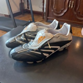 Zapatillas Fútbol Adidas Hombre Negras Blancas