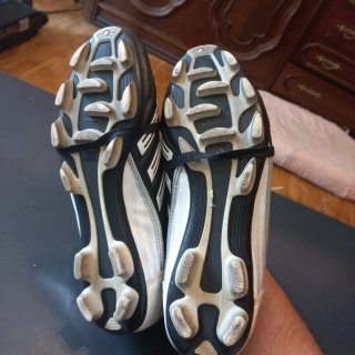 Zapatillas Fútbol Adidas Hombre Negras Blancas