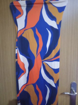 Vestido tubo estampado M