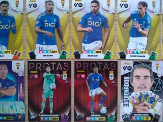 27 Cromos Real Oviedo 25/26 Adrenalyn 25/26