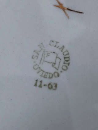 Fuente ovalada San Claudio Oviedo 11-63