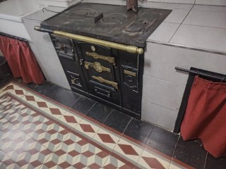 Cocina de leña Hergon Nº 7 obra.hierro fundido.