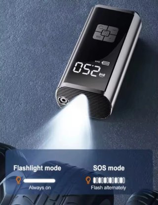 Compresor Inflador Inalámbrico Batería Recargable