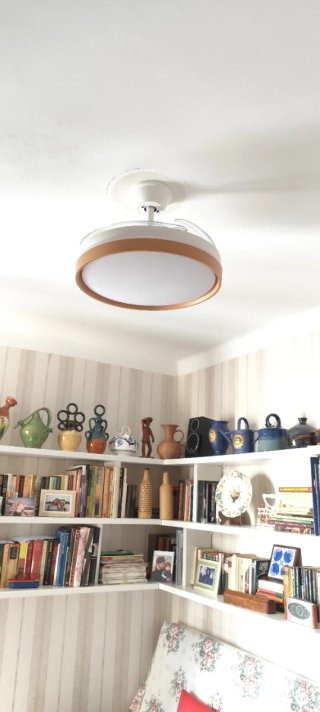 Lámpara ventilador de techo