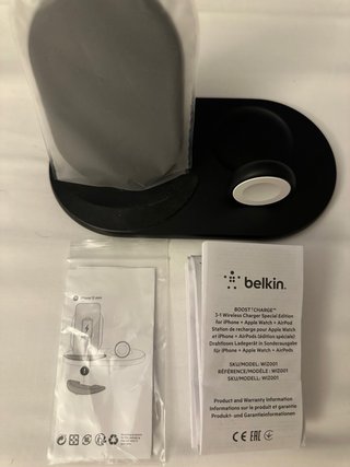 Cargador Inalámbrico Belkin 3 en 1 NUEVO