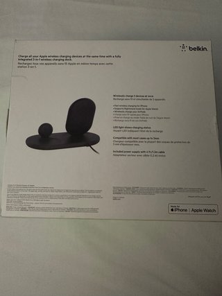 Cargador Inalámbrico Belkin 3 en 1 NUEVO
