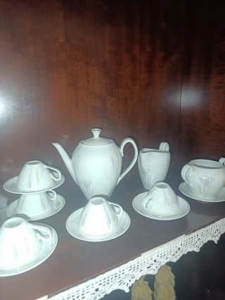 Juego de café porcelana fina
