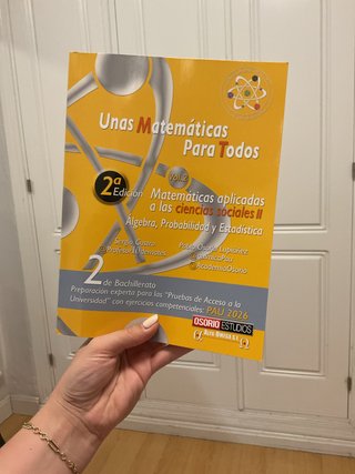 Libro “unas matemáticas para todos”