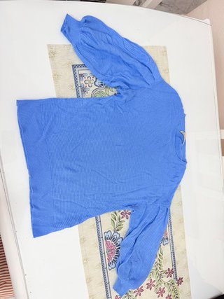 Jersey fino azul Stradivarius talla M