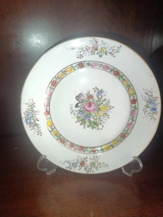 Plato decorativo pintado a mano