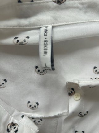 Camisa Bershka Pandas Talla L