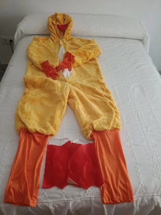 Disfraz de Pollo Talla Única, adulto, talla L-XL