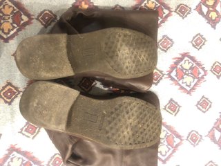Botas de cuero marrones