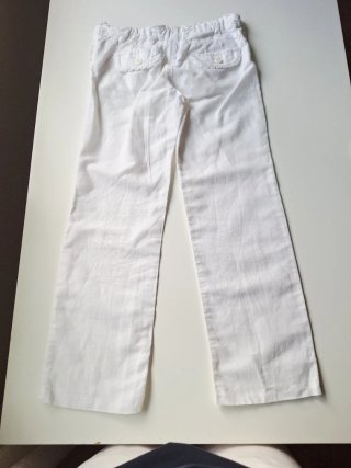 Pantalón blanco niña SFERA 6-7 años