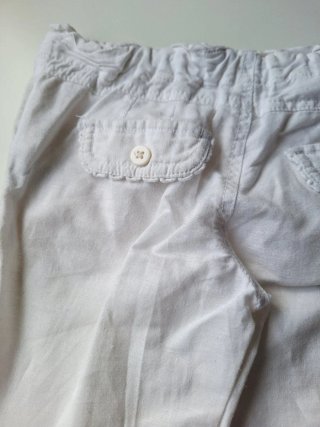 Pantalón blanco niña SFERA 6-7 años