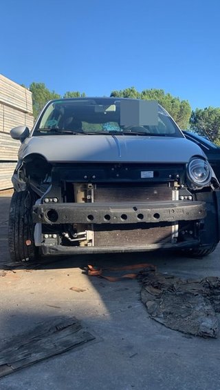 Fiat refuerzo paragolpes trasero 500 (150) 108510