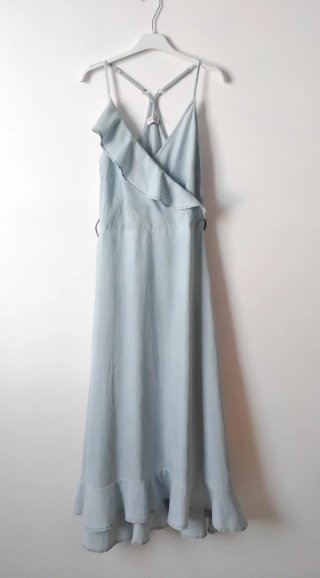 Abito lungo Susy Mix azzurro