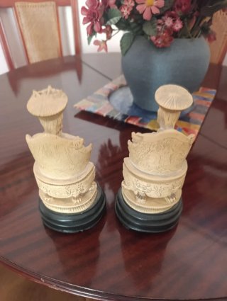 Figuras Chinas Pareja Emperador Emperatriz