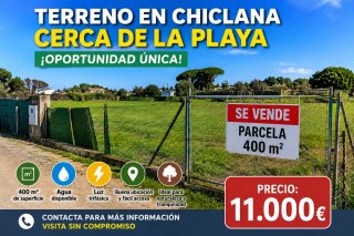 Terreno en Chiclana cerca de la playa