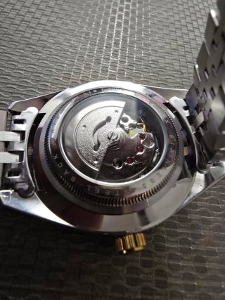 Reloj Rolex Oro y Acero Negro Aitomatico