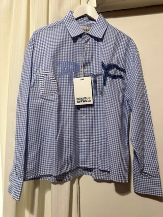 Camisa Benito Antonio X Zara Gingham Azul