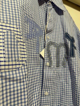 Camisa Benito Antonio X Zara Gingham Azul
