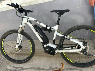 Bicicleta elettrica Haibike bianca