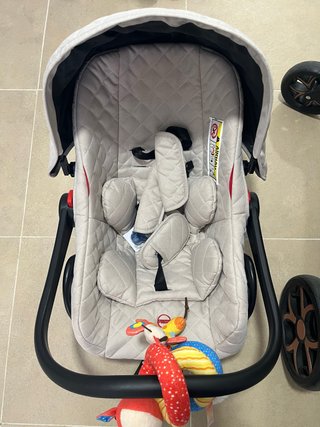 Carrito de bebé acolchado