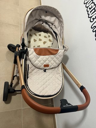 Carrito de bebé acolchado