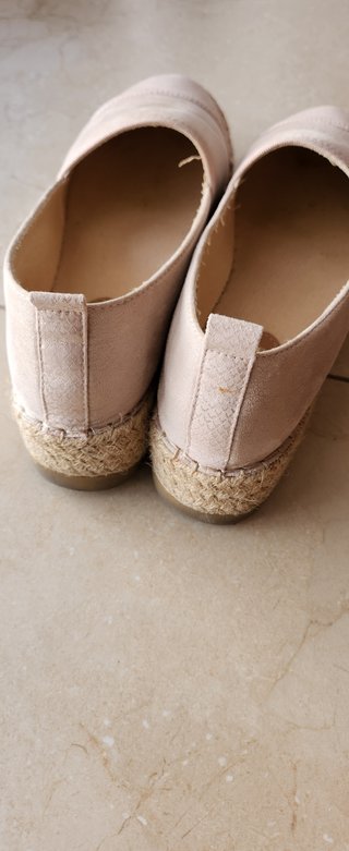 Zapatillas esparto DÖSPIES rosa nude tacto ante
