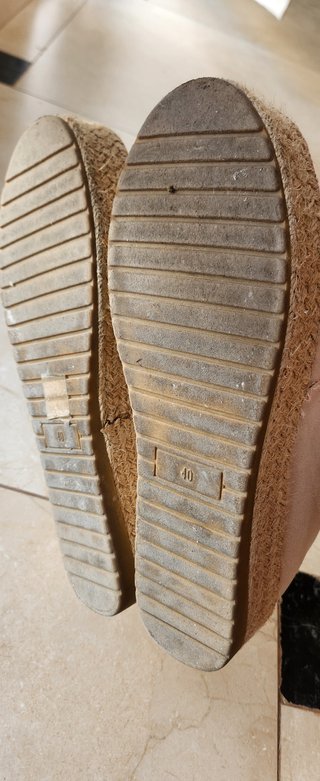 Zapatillas esparto DÖSPIES rosa nude tacto ante