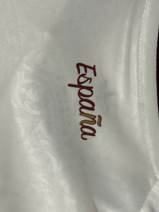 Equipacion España Blanca 8 años