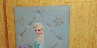 Cabecero infantil Frozen Elsa azul