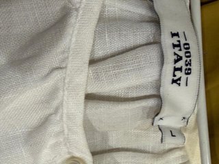 Blusa blanca manga larga