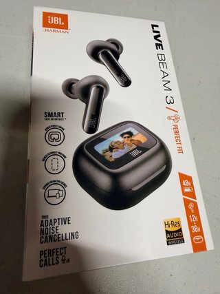 Auriculares Inalámbricos JBL LIVE BEAM 3 Negros