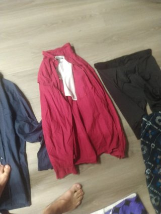 Camisetas de cuadros y lisas lotes