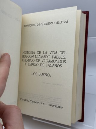 Historia de la vida del Buscón llamado Pablos, ejemplo de vagamundos y espejo de tacaños ; Los sueños