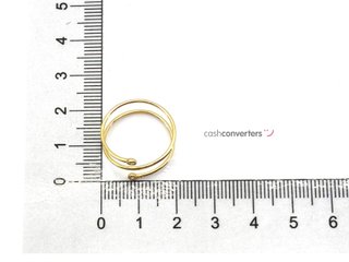 anillo oro 18k con circonita