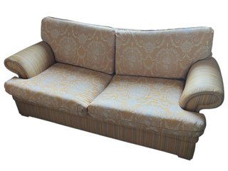 Sofá 3 plazas 206cm beige/amarillo