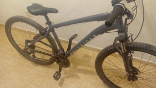 Bicicleta Montaña Gris Talla XL