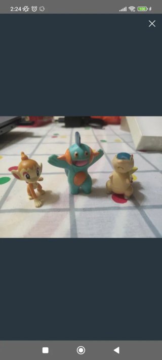 Figuras Pokémon (3 unidades)