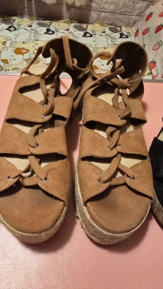Lote 3 Pares Sandalias Cuña Talla 40